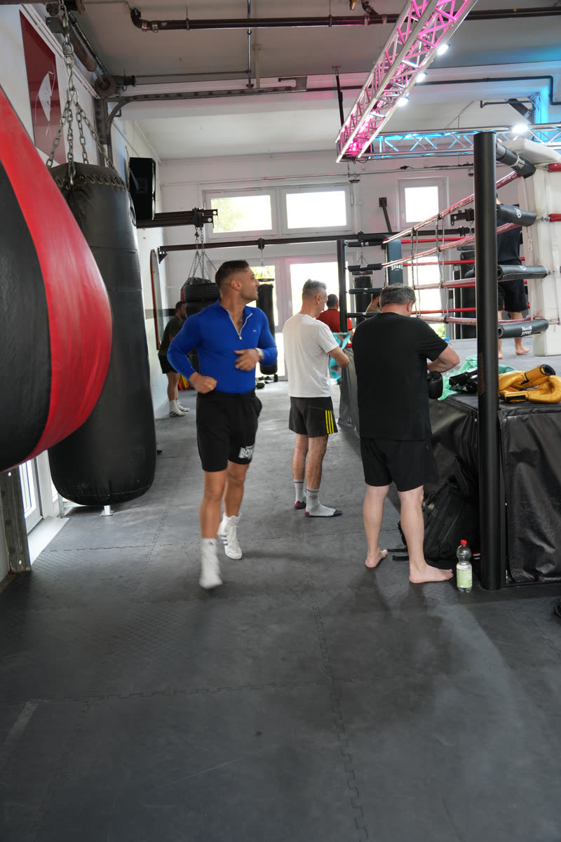 Das Gym in Frankfurt vor dem Dreh